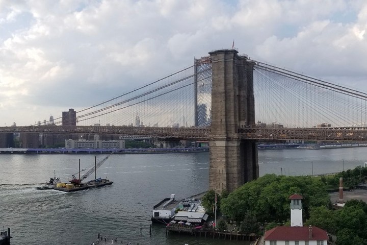 a bridge over a body of water